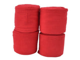 4Pcs Horse Leg Warp Self Adhesive Breathable Wear Resistant Animal Leg Bandage for Cows Horses Red V1294-YM0523-3111220079312