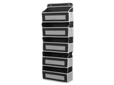 5 Shelf Hanging Closet Organizer Non Woven Fabric Over The Door Storage Bags with 5 5 Mesh V1294-YM0901-3117240298512
