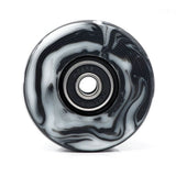 8 Pcs Roller Skate Wheels with Bearings for Double Row Skating and Skateboard 32mm x 58mm 82A,Black V1366-AZ2-W-15710