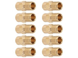 10PCS Directional Slot Nozzle Brass Cooling Misting Rustproof Heat Resistant Water Hose Nozzle for V1294-YM0706-3111230168112