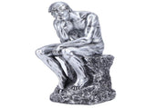 Thinker Statue European Style Resin Character Sculpture Home Office Bookshelf OrnamentSilver V1294-YM0901-3115210043911