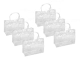 30Pcs Clear PVC Plastic Gift Bags with Handles Reusable Plastic Gift Wrap Tote Bags for Shopping V1294-YM0703-3117230088011