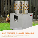 30cm Bird Feather Plucker Machine - Electric Automatic Quail Pigeon Defeathering V238-SUPDZ-21675264114768