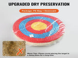 Archery Target, 5 Layers 20" Arrow Target, Traditional Solid Straw Round Archery Target Shooting V952-SGFZK5C20X2094SW8V0