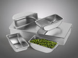 4 Compartment Stainless Steel Seasoning Box Trays, Keep Kitchen Organized, Versatile & Practical for V1192-AZ-W-16971