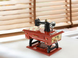 Vintage Sewing Machine Music Box Toy - Musical Model, Unique Gift for Sewing Enthusiasts and V1370-AZ4-09935