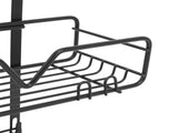 Hanging Organizer Frosted Black Minimalist Modern Multi Layer High Carbon Steel Over Head V1294-YM0901-3112250017311