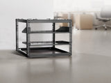 10U Open Frame Network Rack, 585 mm Depth, Wall Mounted or Floor Standing Server Rack, Heavy Duty 4 V952-KFSJJHS10UW2AL07C001V0