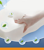 High-Performance Butterfly Memory Foam Pillow 15&deg Cervical Support, Cooling Gel Cover, Ergonomic V1107-CS-HDZT