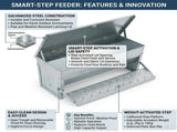 CARLA HOME Automatic Chicken Feeder Treadle - Galvanized Steel V178-36528