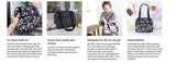PACKIT Freezable Ice Lunch Bag Tote Food Storage Camping Travel Tiger - Wild Leopard V563-PKT-LH-WLG