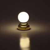 3X 112 Dolls House Miniature Globe White Ceiling LED Light Lighting Lamp with Battery V1369-AZ3-W-11837