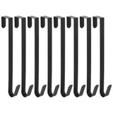 8PCS Wreaths for Front Door, 15" Metal Wreath Hook Over the Door, Z-Shape Design Garland V1369-AZ3-W-08784