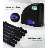 LockMaster Automatic Sliding Gate Opener Kit 40W Solar 6M 600KG GO-SLIDE-M01-40W-RAILX3