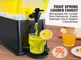 Beverage Dispenser, 3 Gallon Drink Dispenser for Parties, Plastic Juice Dispenser with Stand Spigot V952-YLFPQSLFPQSLBDLFNV0