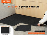 Carpet Tiles Peel and Stick, 24 x 24 Squares Self Adhesive Carpet Floor Tile, Soft Padded Carpet V952-ZZFKDT2424YCT8PQDV0