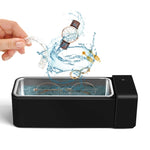 600ml Ultrasonic Jewellery Cleaner Mini Black - Personal Portable Sonic Bath V238-SUPDZ-40092025651280