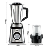 2-in-1 Electric Blender and Grinder with Stainless Steel Body, 1.5L Mixing Pitcher and Detachable V1341-ZY-A962WNAN-SILVER