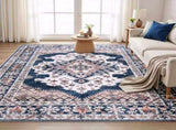 Artiss Floor Rug 240x340cm Large Washable Persian Area Rug Living Room Carpet FLR-4857-240X340-BL