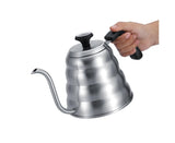 Stainless Steel Coffee Tea Pot, Drip Kettle with Gooseneck & Built-in Thermometer, 1.2L V1263-JX-2995
