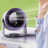 Digital Display Desk Fan Air Circulator Quiet Fan 100 Speeds Adjustable Table Fan for Camping Office V1263-JX-7211-3