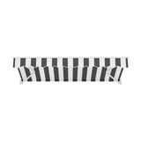 Instahut Retractable Folding Arm Awning Motorised Sunshade 2.5Mx2M Grey White AWN-B-ARM-REMOTE-25X20-GRWH