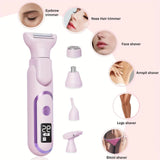 WHITE Women's Whole Body Electric Hair Removal Device, Painless Hair Removal, Type-C Fast Charging V1232-NSTMJ002