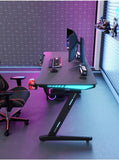 Gaming Desk With LED Light Gaming Desk Z Leg 120 CM V957-RLX39671020K