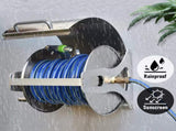 Large Stainless Steel Garden Hose Reel Cart Portable Pipe Holder With Rainproof Sunscreen Protection V985-HOSEREELCOVER