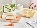 Food Grade Silicone Bento Box, Leak Proof, BPA Free, Oven & Dishwasher safe Yellow, green, and V1192-AZ-W-16007