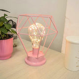 Desk Lamps Bedside Lamp Diamond Table Lamp Made of Nordic Wire Decorative USB LED Desk Lamp V1263-JX-1768