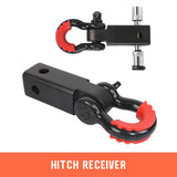 X-BULL 4WD Recovery Kit Snatch Strap Hitch Receiver Folding Shovel Survival 4X4 V211-AUEB-XBRK015FS001