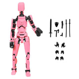 T13 Action Figure Set, Dummy Robot Titan 13 Action Figures, Desktop Decorations for Game Lovers V1192-AZ-W-24012