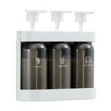 Shower Soap Wall Mounted Shower 3 Chamber Shampoo Conditioner Body Wash V1294-YM0901-3112250028611