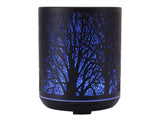 300ml Air Humidifier 2 in 1 Ambient Night Light Aroma Aromatherapy Diffuser Black 100240VAU Plug V1294-YM0721-3113210017613