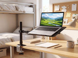 Levede Single Monitor Arm Desk Mount for 13-32 Inch Height Adjustable Black TV1018-AU