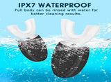 Ultrasonic Electric Toothbrush Adults, Automatic Toothbrush U Shaped Whole Mouth Cleaning Teeth V1259-DP01-A-1997