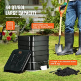VEVOR 5-Tray Worm Composter, 50 L Worm Compost Bin Outdoor and Indoor, Sustainable Design Worm Farm V952-RCSDFX540SPPP2DPAV0