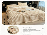 Thickened Rabbit Fleece Double Blanket Soft Flannel Milk Fleece Throw for Office Nap Gift Medium V1221-XM-LB5537-ZS195