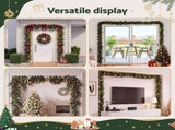 Jingle Jollys Christmas Garland Hook Wreath Hanger Fits 85-160CM Door No Drill XM-F-HOOK-GAR-170-BK