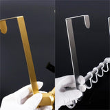 Over The Hooks Hanger, Moving 6-Hooks Over Coat Rack for Hanging, Aluminum Heavy Duty V1366-AZ2-W-18454
