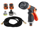 Garden Irrigation Sprayer Telescopic Hose Kit Plants Flowers Watering Sprinkler Accessory V1294-YM0901-3111200143011