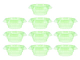 10pcs Green Cloches Plastic Plant Round Cover Reusable Plant Seed Humidity Domes for Home V1294-YM0703-3111230108211