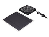 Solar Panel Fan Kit 10W Weatherproof Solar Powered Fan Wall Mounted for Outside Small Chicken Coops V1294-YM0706-3113230199011