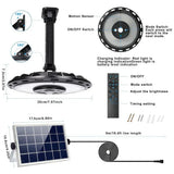 3000LM Black Solar Sensor LED Light with Dual Head for Outdoor Use V178-59180