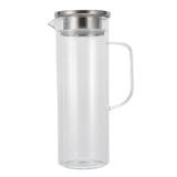 1100ML Cold Water Bottle Transparent Cold Water Pitcher Juice Jug with Lid for Home UseStainless V1294-YM0901-3118210130912
