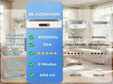 49khz 650ML Capacity Ultrasonic Jewelry Cleaner, 3 Cleaning Modes Ultrasonic Cleaner V1107-109-35428-WHT