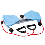 Pink Split Leg & Waist Twister Board - Core Abdominal Trainer with Resistance Bands for Home Fitness V888-ELOSUNG36519
