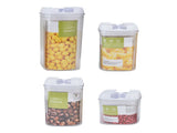 4Pcs/Set Kitchen Storage Box Transparent Multifunctional Sealed Jar for Home Kitchen V1294-YM0714-3118210204511