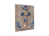 Hand-Carved Anchor Plaque Wall Art 40x60cm V637-33717ANC